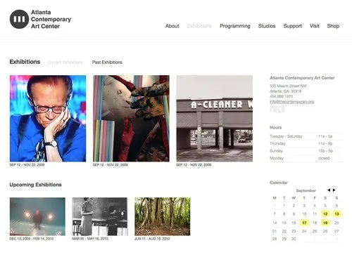 Digital Scientists launches Atlanta Contemporary Art Center website