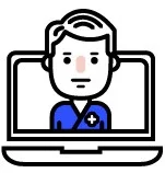 Healthcare telehealth icon