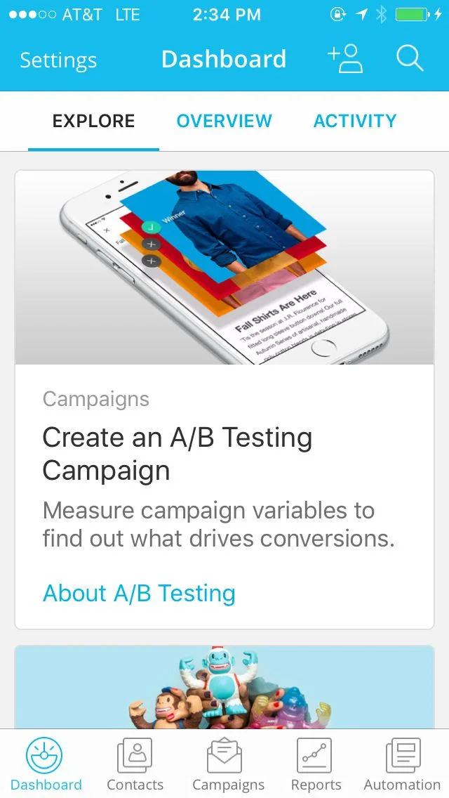 Mailchimp mobile contact import with OCR