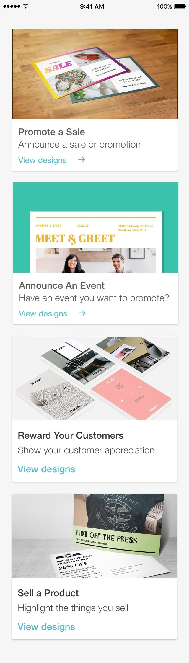 Mailchimp Direct Mail Postcards app