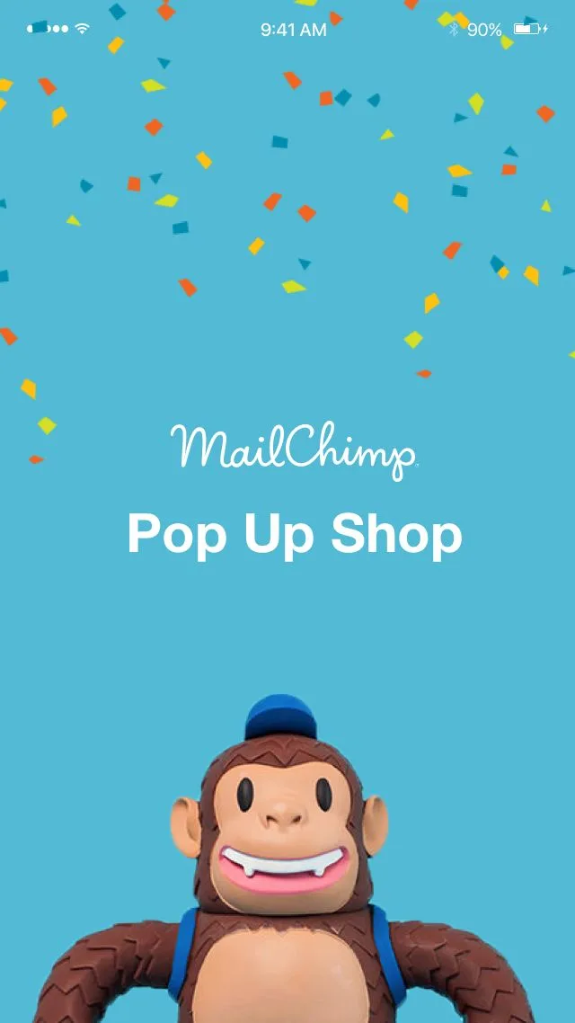 Mailchimp Pop-Up Shop mobile app