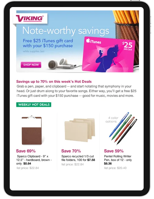 Viking marketing campaign materials