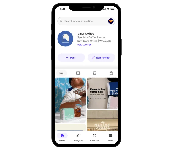 TinySpark social marketing