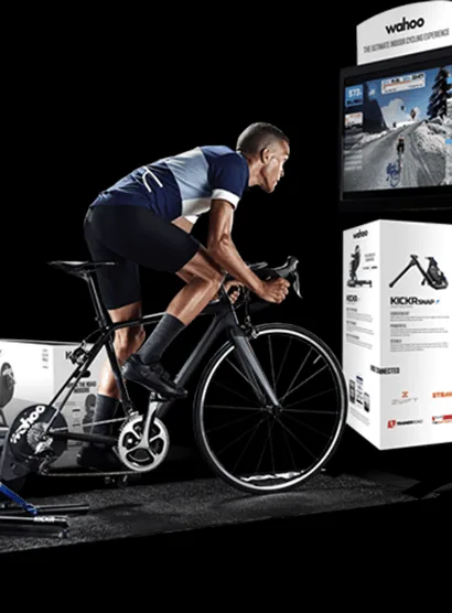 Wahoo KICKR Experience Station with Apple TV app