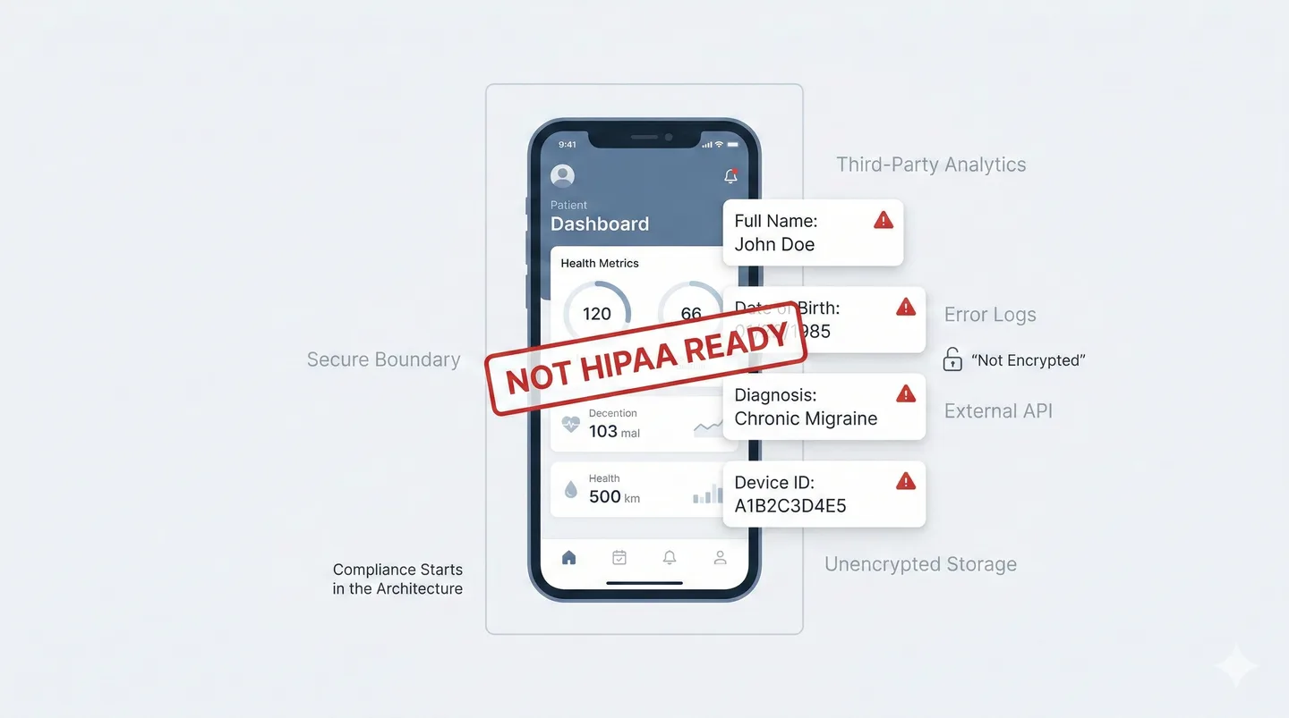Why Most Healthcare Apps Fail HIPAA Compliance