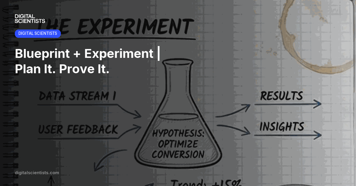 Blueprint + Experiment | Plan It. Prove It. | Digital Scientists