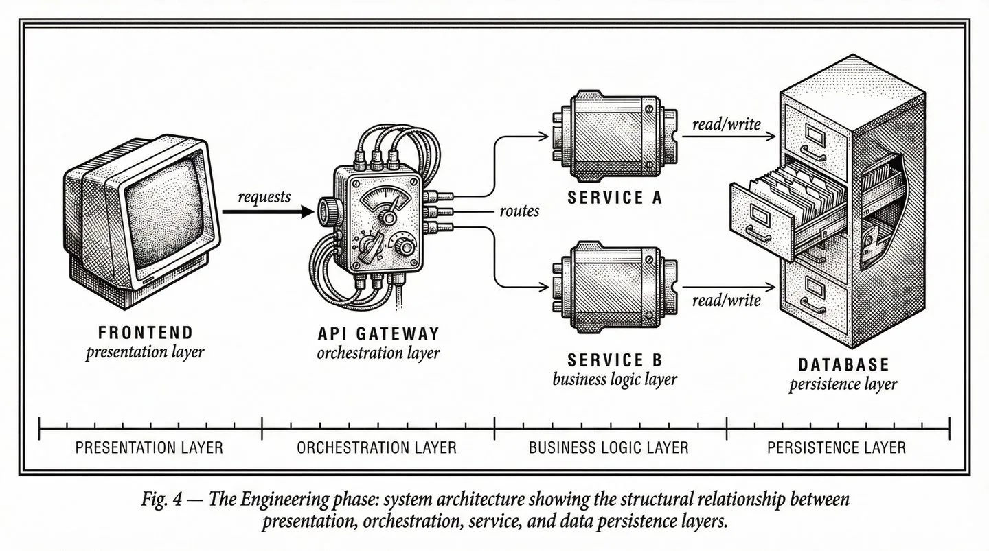 Engineer — software architecture diagram