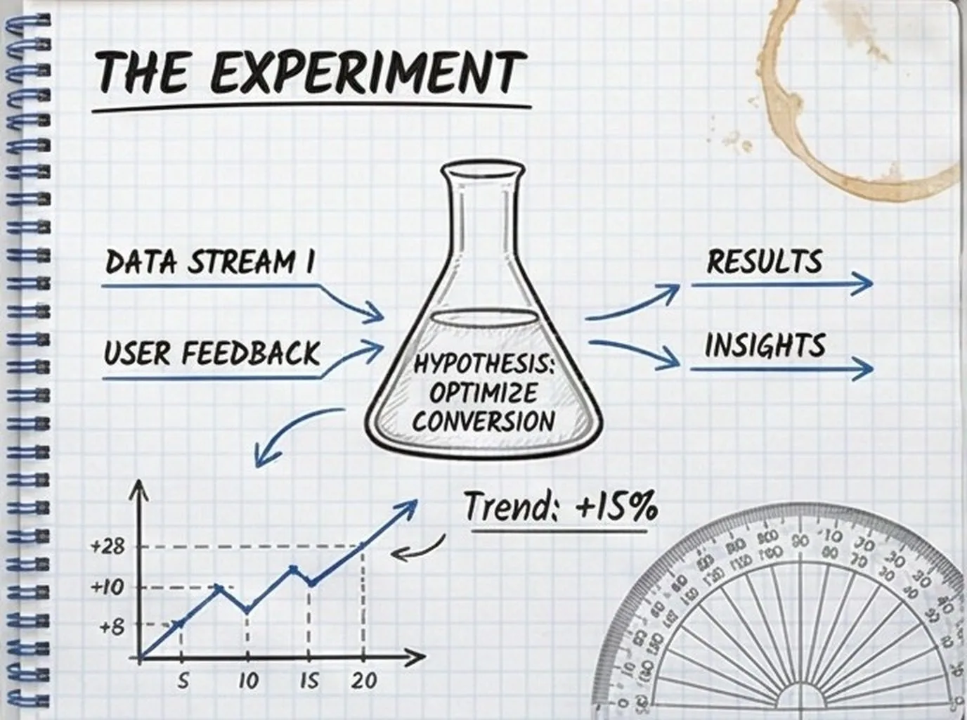 The Experiment — scientific sketch of a design sprint