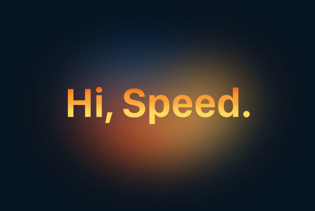 Apple Event 2020 Hi, Speed.