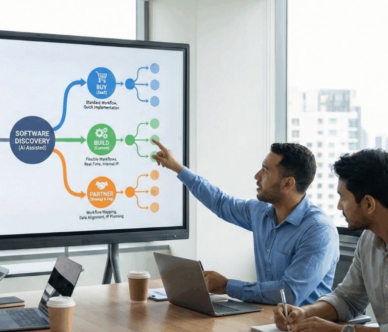 Buy, Build, or Partner? How to Handle Gaps You Find During Software Discovery in an AI World